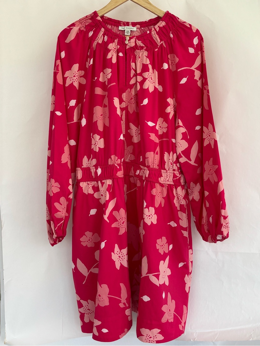 Free Assembly, cotton, pink floral dress
XX large